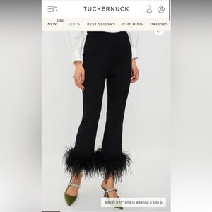 Tuckernuck Black Feather Compression Knit Ashford Pants